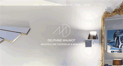 Desktop Screenshot of delphinemaumot.com